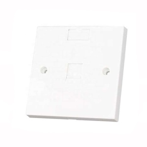 Placa de pared decorativa Keystone tipo 86 Ethernet de un solo puerto para instalaciones de <span class=keywords><strong>telecomunicaciones</strong></span> residenciales y comerciales - Product Image 1