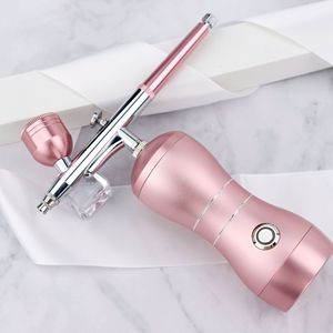 <span class=keywords><strong>BALLUS</strong></span> Tiktok, gran oferta, pincel de aire recargable, Kits de maquillaje, compresor de aire, Mini aerógrafo portátil para uso doméstico - Product Image 4