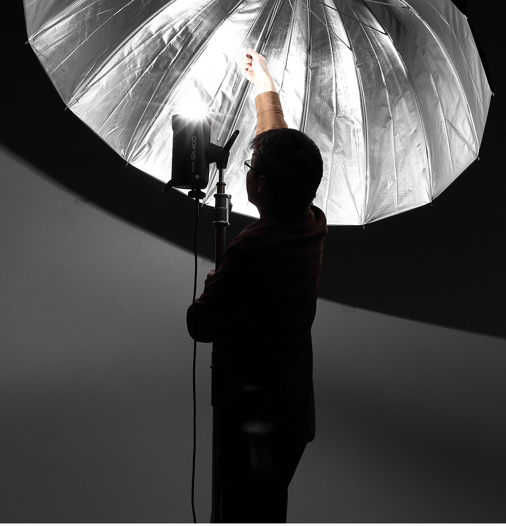 AMBITFUL 105cm 130cm 160cm Deep Parabolic Black Silver White Reflective Umbrella Studio Light Umbrella Diffuser Cover Cloth
