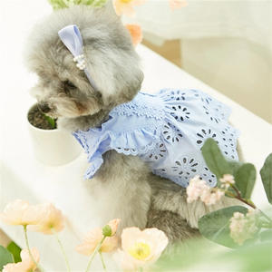 2025 Pet Verão Renda Princesa Saia Dog Cat Roupas Finas + Headwear - Product Image 3
