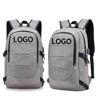 Collège lycée voyage en plein air sac à dos étudiant sac à bandoulière cartables antichoc sac d'ordinateur hommes sac à dos pour ordinateur portable avec usb