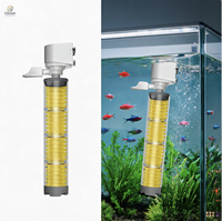 Système de filtration d'aquarium ABS silencieux avec pompe à eau multi-puissance intégrée pour la purification des aquariums domestiques