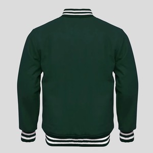Veste universitaire bleu marine pour homme, style preppy, col rabattu, coupe classique, bouton unique, couleur unie, idéale pour l'automne, en vente - Product Image 6