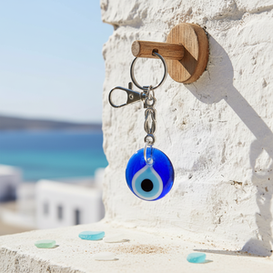 Porte-clés en verre 9X3 cm Evil Eyes - Product Image 3