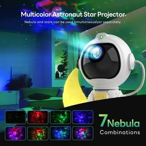 Lámpara de Proyección LED de Estrellas, Lámpara de Escritorio de <span class=keywords><strong>Astronauta</strong></span>, Lámpara de Pared, Lámpara de <span class=keywords><strong>Galaxia</strong></span> <span class=keywords><strong>Aurora</strong></span> para Dormitorio - Product Image 2