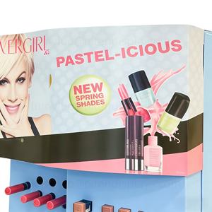 Expositor de Piso Metálico con Orificios para Labiales, Organizador de Maquillaje para Tiendas de Belleza y Venta al por Menor de Brillo Labial - Product Image 4