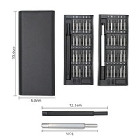 Set obeng presisi 25 in 1, alat perbaikan Mini Torx magnetik sekrup Driver bit untuk Phoine Laptop Watch
