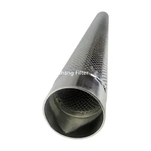 Huahang fornitura di 304 in acciaio inox metallo sinterizzato rete metallica a candela elemento filtrante sinterizzato filtro per filtrazione gas liquido