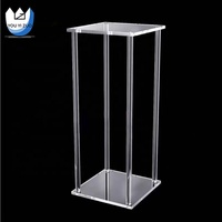 YOUYIZUO Présentoir en acrylique transparent, support central, décorations pour mariage et fête, support à gâteau d'anniversaire et de mariage, support à fleurs