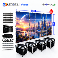 Écran LED d'extérieur P3.91 7680Hz 5000cd IP65 Plug and Play avec contrôleur vidéo et flight case pour les entreprises de production événementielle