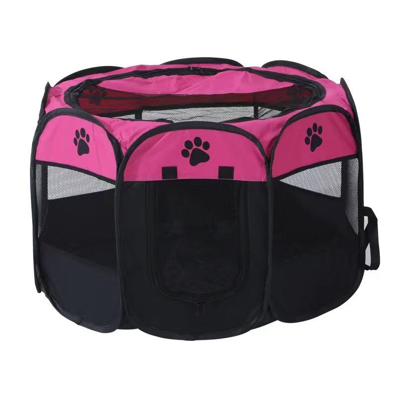 Dog House Safe Polygon Cage Outdoor Playing Carrier For Dog Cat