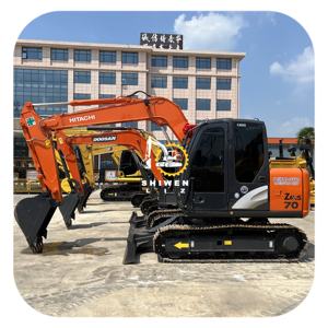 Excavadora Usada Hitachi ZX70 en Venta, Origen Japón, Modelo 2019, Alta Potencia de Excavación, 1 Año de Garantía, Motor Japonés - Product Image 1