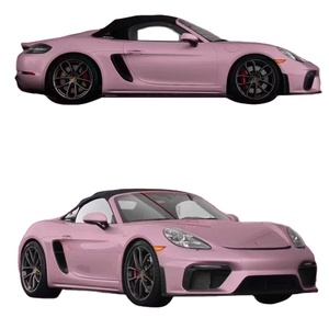 WRAPMASTER 1.52*18 mètres wulong lait rose PET brillant emballage vinyle automobile pour voitures emballage vinyle - Product Image 1