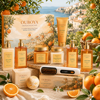 Nouveau design Lisseur électrique Crème lotion orange Exfoliante Hydratante Cadeau idéal pour la fête des Mères Coffret cadeau de bain et spa