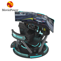 Simulador de Carreras VR 9D, Máquina de Arcade de Realidad Virtual, de Fibra de Vidrio, para Uso en Interiores y Aeropuertos, de Alta Capacidad, Experiencia de Conducción