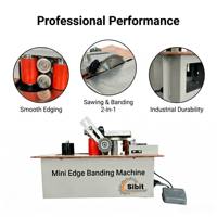 Machine à chantourner les bords Sibit Mini pour la production de meubles en contreplaqué et panneaux MDF, chantourneuse portable pour bois PVC 220V 1.2kW, vente en gros