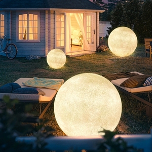 Luz extérieur extérieur grand extérieur <span class=keywords><strong>Kula</strong></span> Ogrodowa jardin éclairage boule cour décoration solaire Globe lanternes lumières 50cm - Product Image 4