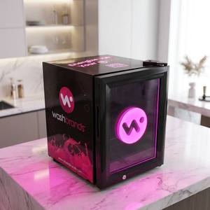 Enfriador Comercial <span class=keywords><strong>de</strong></span> Bebidas Energéticas con Puerta <span class=keywords><strong>de</strong></span> Vidrio, Refrigerador Profesional con Pantalla LED para Logotipo y Certificación CE - Product Image 6