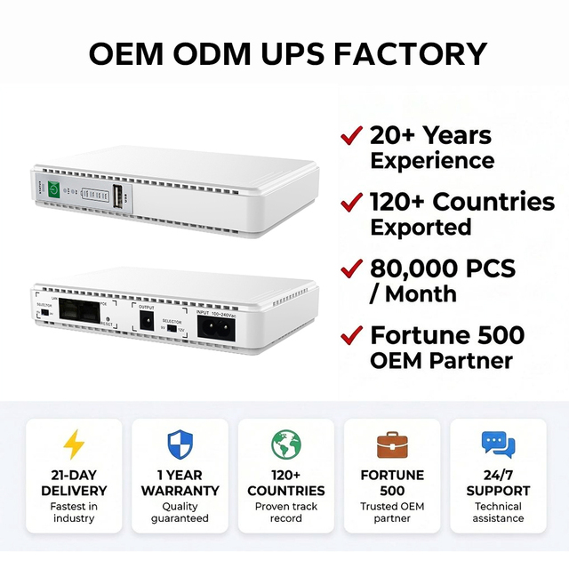 Mini Dc Ups With USB/POE Power Ups for Camera