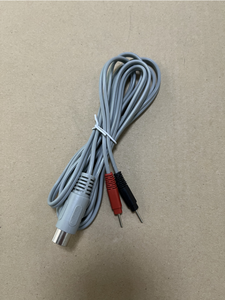 Cable de electrodo de terapia gris 5 Corn 2M 2 Pin para máquina de terapia <span class=keywords><strong>Digital</strong></span> Unidad <span class=keywords><strong>Tens</strong></span> Masajeador Producto de masaje - Product Image 4