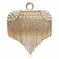 Pochette à perles et cristaux pour femmes, sac de soirée élégant, 12 pièces, pochette, sac à main en cristal