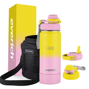 Logotipo personalizado 22/32oz Vacío Térmico gimnasio doble pared aislado bebida botella de agua con logotipo para gimnasio