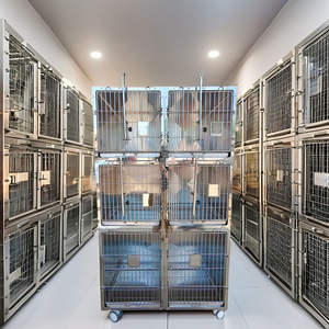 <span class=keywords><strong>Cage</strong></span> pour chien en acier inoxydable 304 écologique, grande <span class=keywords><strong>cage</strong></span> pour animaux de compagnie avec un style moderne solide, <span class=keywords><strong>cage</strong></span> vétérinaire pour propriétaires de chiens modernes - Product Image 4