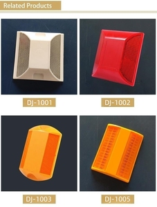 Светоотражающие пластиковые дорожные катафоты (котячьи глаза) для безопасности на дорогах - Product Image 5