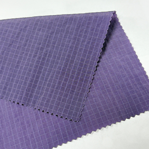 Tecido de Nylon Ripstop Xadrez de 80gsm à Prova d'Água de Qualidade para Atacado, Amostra Grátis, Tecido Jacquard em Grade para Jaquetas - Product Image 2