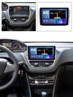 Prelingcar para Peugeot 2008, 208, 2015-2016 Android 12Car Monitor 8 + 256 carplay DSP RDS GPS construido en 2din radio reproductor de dvd 5,1 HIFI