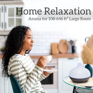 Dropshipping 대용량 우드 그레인 초음파 아로마 디퓨저 양파 다채로운 조각 홈 향수 에센셜 오일 디퓨저 - Product Image 2