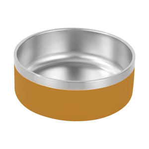 Tigela para Cães em Aço Inoxidável 304 - Tigela Dupla Camada Reforçada - Tigela para Animais de Estimação - Fundo de Silicone - Antiderrapante e Antitombamento - Product Image 5