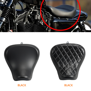 Asiento Individual de Cuero PU para Motocicleta <span class=keywords><strong>Harley</strong></span> <span class=keywords><strong>Davidson</strong></span> Sportster XL883 1200 48 72 1983-2003 - Product Image 1