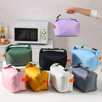 Sac isotherme en tissu Oxford avec isolation en feuille d'aluminium, sac à déjeuner portable de grande capacité, sac thermique résistant à l'huile pour le stockage des aliments