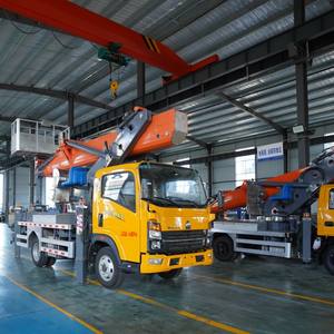 25 मीटर 28 मीटर ऊंचाई वाले ऑपरेशन ट्रक हवाई कार्य वाहन टेलीस्कोपिक बूट लिफ्ट - Product Image 2