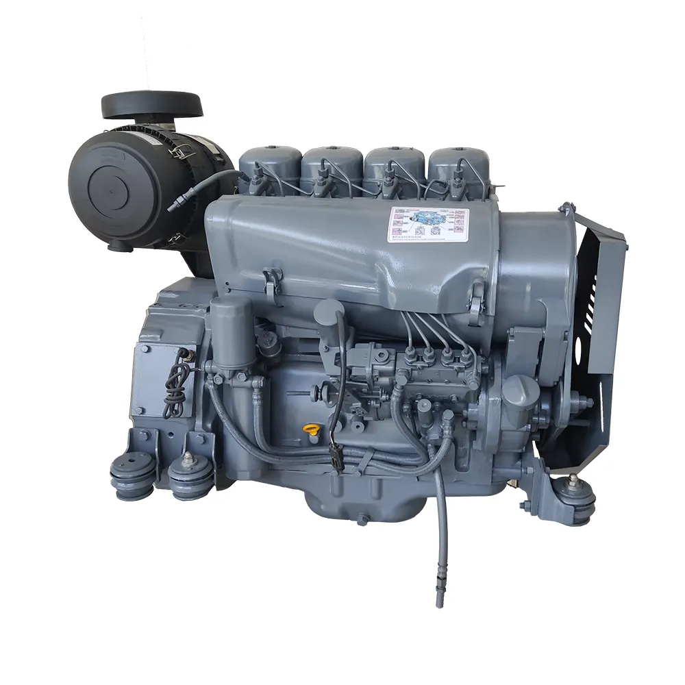 Motor diesel f4l912 para máquina de construção, motor natural de admissão para motor diesel 50hp 60hp 70hp 4 cilindros