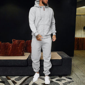 Ensemble de survêtement en molleton pour homme en coton 100% pour l'hiver, sweat-shirt à capuche et pantalon de survêtement unisexe de haute qualité avec logo personnalisé, poids lourd - Product Image 3