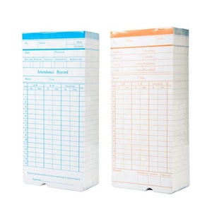 Electronic Weekly Office Staffs Time Recorder Attendance Punching Card Monthly Time Recorder Card - Product Image 1