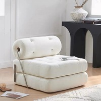 Canapé-lit de salon moderne de luxe, mobilier modulaire sectionnel rectangulaire, fauteuil individuel en velours côtelé, pour villa et entrepôt