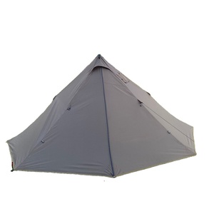 Tenda a piramide ultraleggera da campeggio per 2-4 persone tenda a zaino ultraleggera tenda Teepee da esterno esagonale - Product Image 2