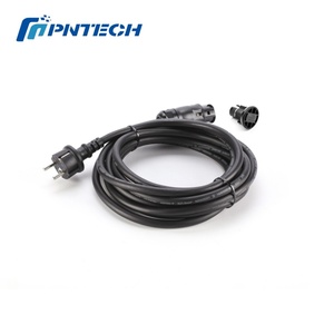 Cable de Cobre de Bajo Voltaje PNTECH, Aislamiento de PVC, 3 Núcleos, 250V 16A BC013x1.5mm2 10m, Clasificación IP44, para Estación de Energía Fotovoltaica - Product Image 1