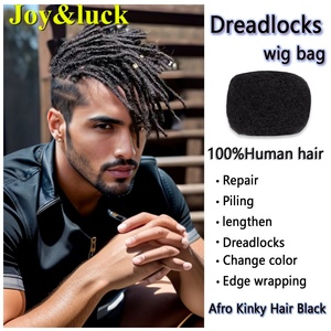 Precio al por mayor: Reggae africano, pelo negro real, seda esponjosa, terciopelo trenzado sucio, Afro Kinky Bulk Dreadlo <span class=keywords><strong>CK</strong></span> 30 g/paquete - Product Image 2