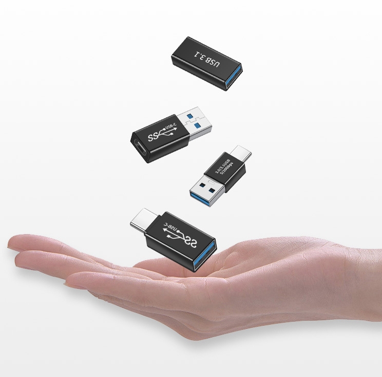 factory wholesale low price type-c to usb c 3.1 otg adapter male to male for mobile phones oem odm logo print accept