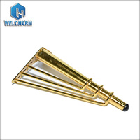 Meubles modernes de luxe en métal pieds de canapé creux lits et armoires supports de Table pour Tables basses et protecteurs d'armoires