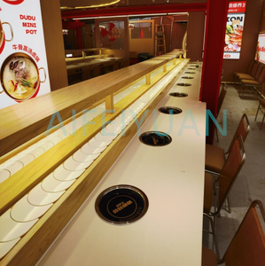 Automatische Klassieke Kaiten Sushi Band Transportband Systeem Sushi <span class=keywords><strong>Machine</strong></span> Met Halve Manen - Product Image 5