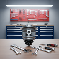 Cartouche Turbo 49173-07507 Noyau de Turbocompresseur 49173-07508 Compatible avec Citroën Berlingo 1.6 HDi