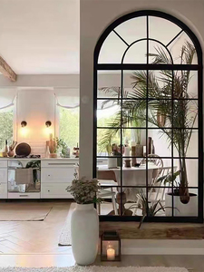 Panel DE PRIVACIDAD DE PANTALLA divisoria de pared deslizante de acero inoxidable de estilo retro personalizado con partición de diseño abierto de control de insectos - Product Image 2