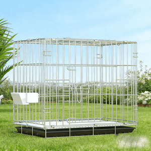 Cage à pigeons pliable en métal, très vendue, avec plateau en plastique, conception robuste, style simple, pour l'élevage et la reproduction par alliage - Product Image 4