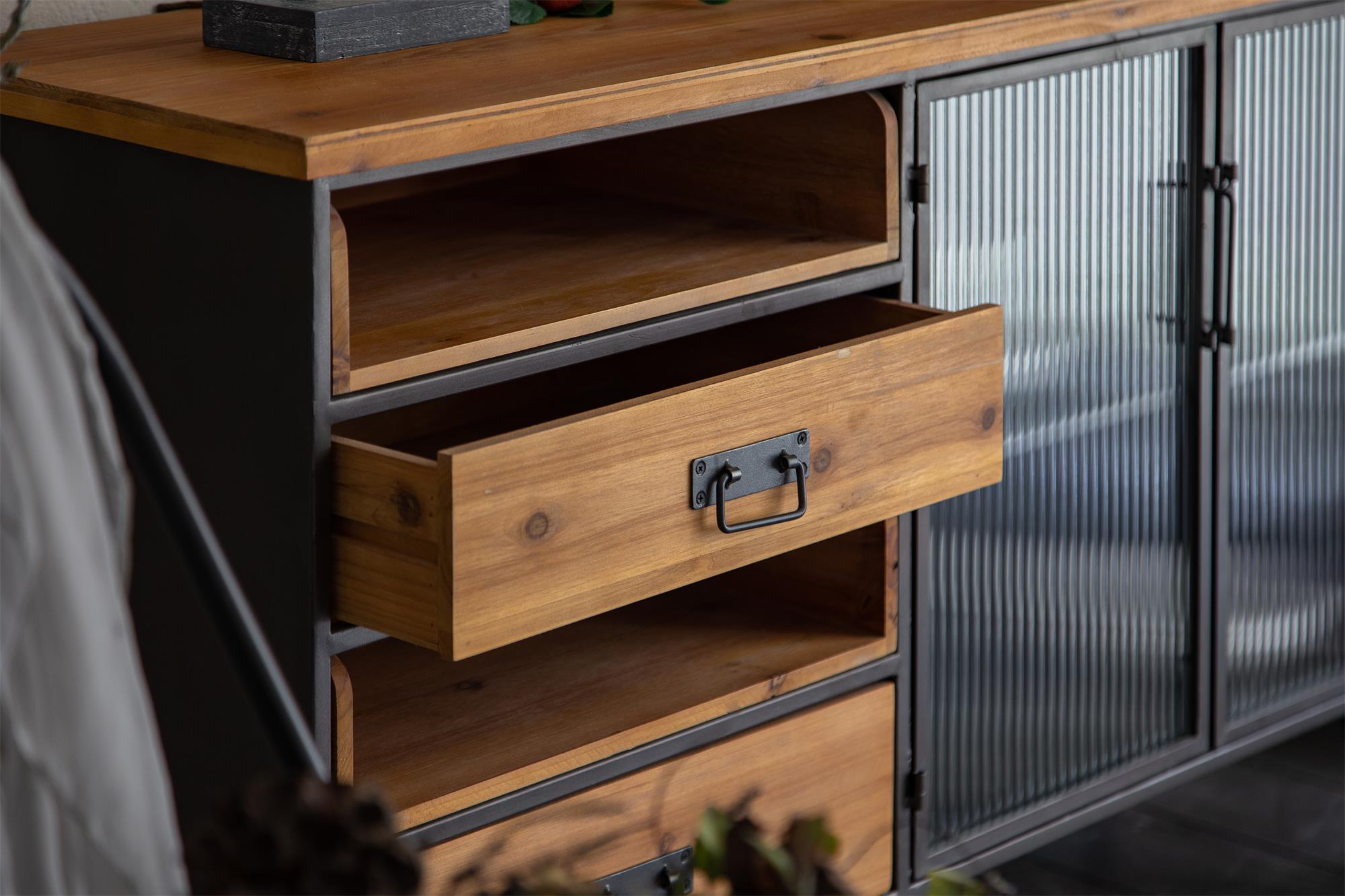 Home Furniture Kitchen Cabinet Designs Solid Wood Sideboard Modern Kitchen Cabinets