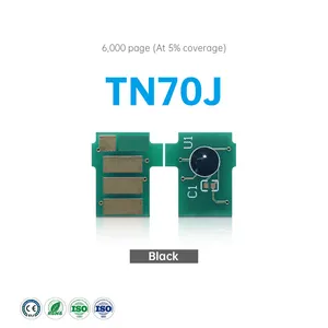 Toner Chip TN70J for Brother HL-L6310DW/MFC-L5710DW Compatible Black Toner Cartridge Chip